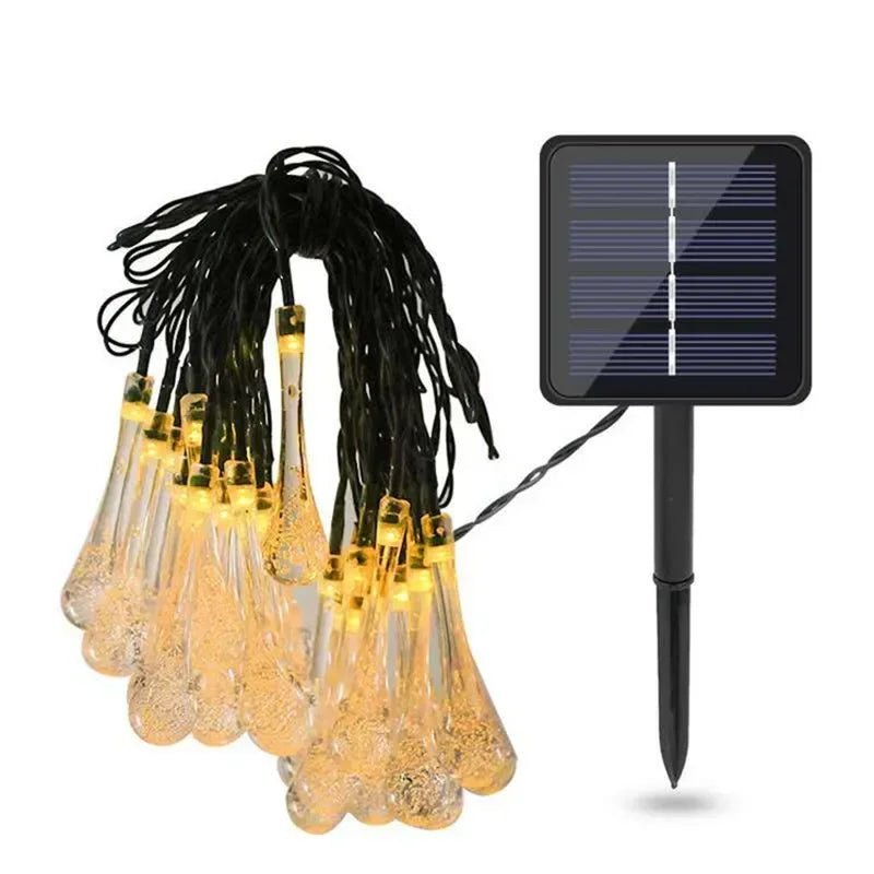 Solar LED Wassertropfen Forme Gartenlampe