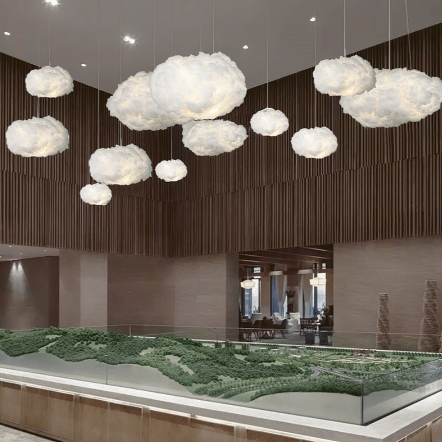 Traum Baumwolle Wolke LED Pendelleuchte
