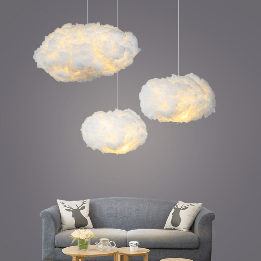 Traum Baumwolle Wolke LED Pendelleuchte