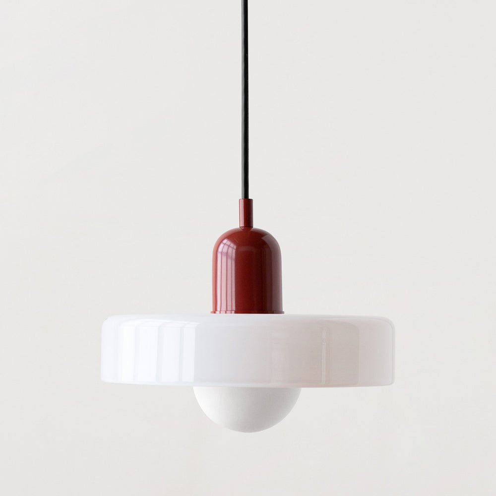 Bauhaus Hanglamp – Gekleurd Glas Stijlvol Design - Rivermark
