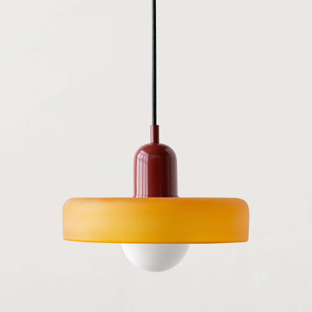 Bauhaus Hanglamp – Gekleurd Glas Stijlvol Design - Rivermark