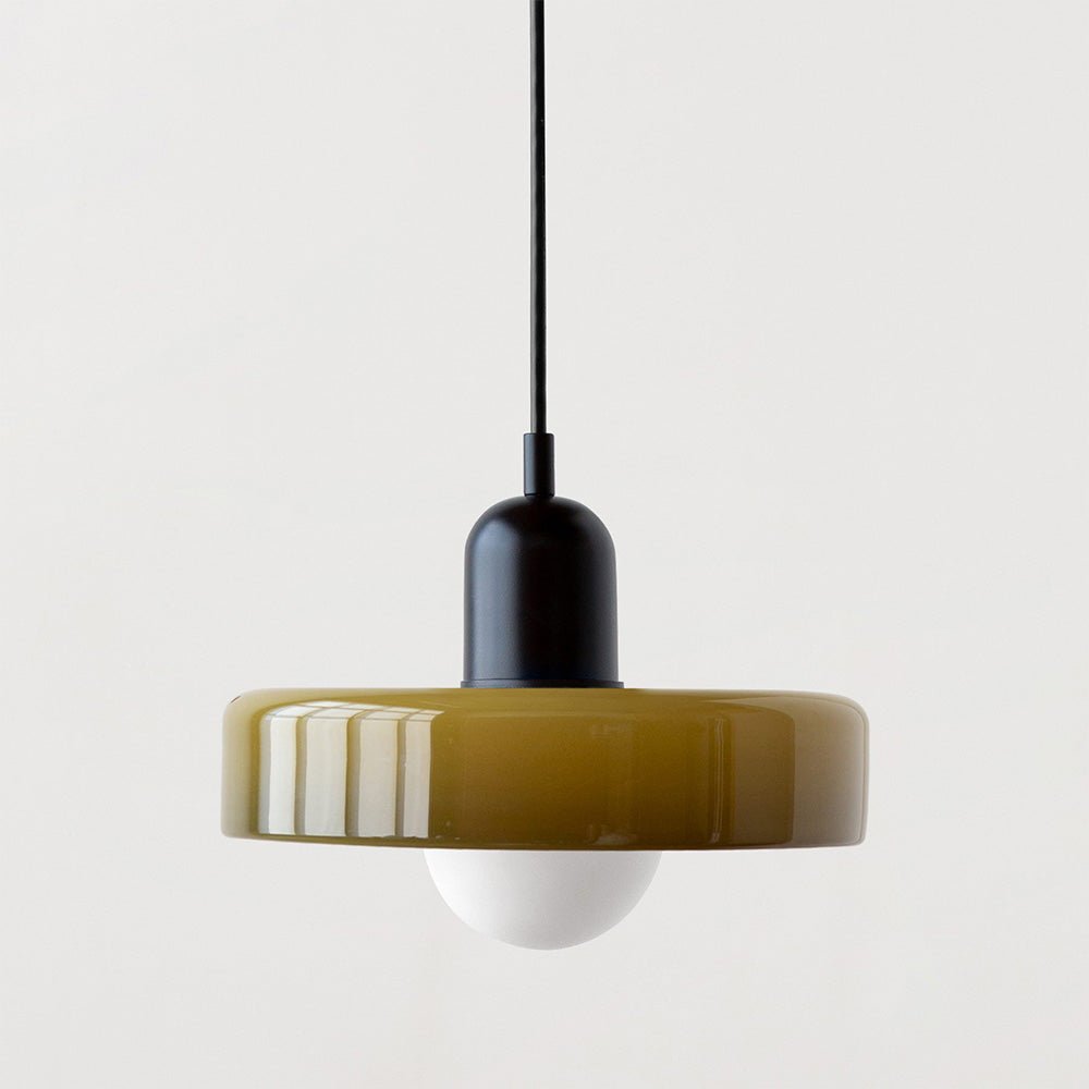 Bauhaus Hanglamp – Gekleurd Glas Stijlvol Design - Rivermark