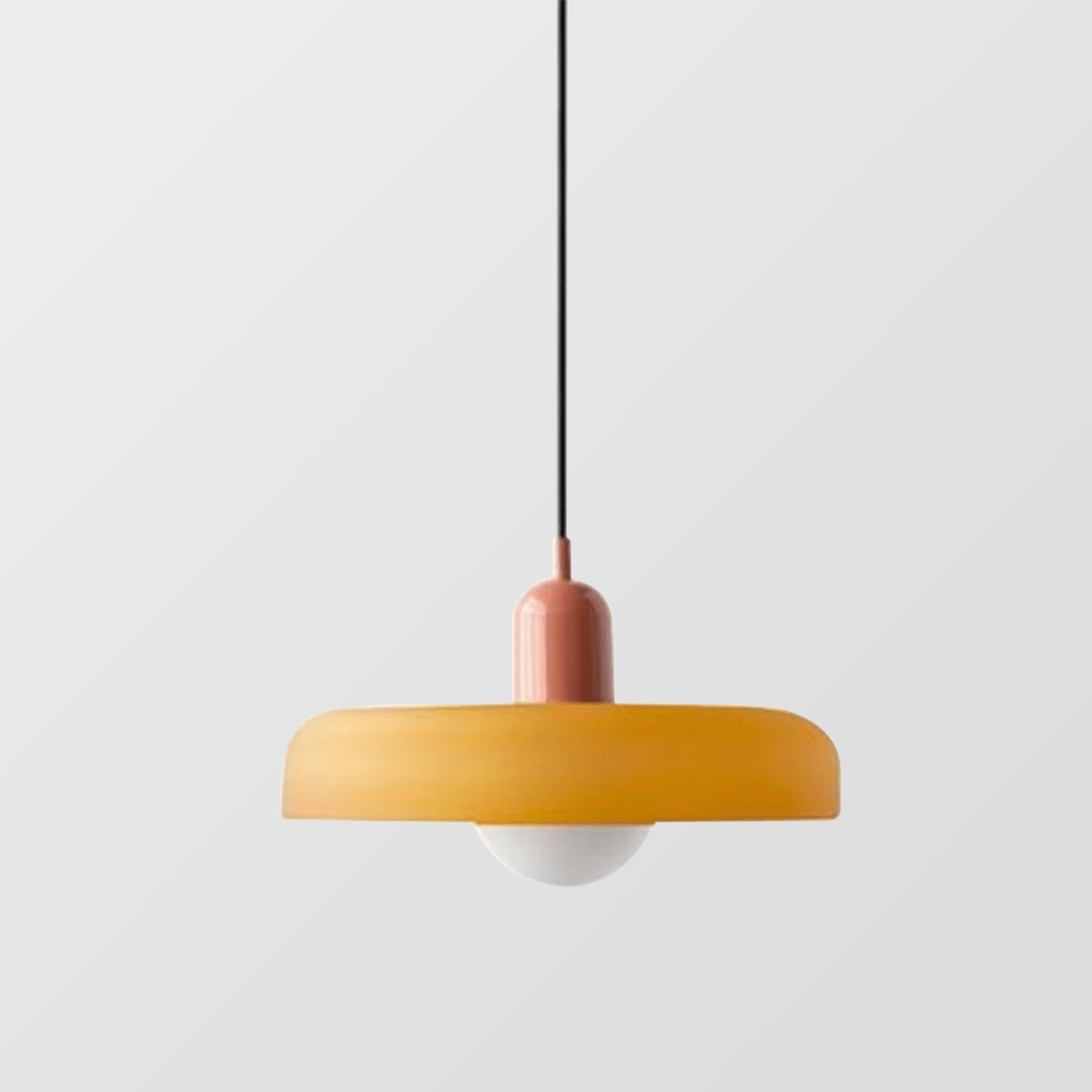 Bauhaus Hanglamp – Gekleurd Glas Stijlvol Design - Rivermark