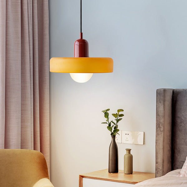 Bauhaus Hanglamp – Gekleurd Glas Stijlvol Design - Rivermark