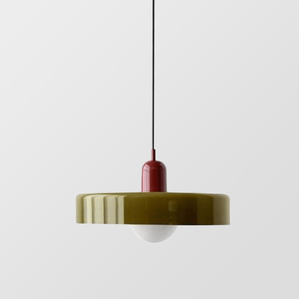 Bauhaus Hanglamp – Gekleurd Glas Stijlvol Design - Rivermark