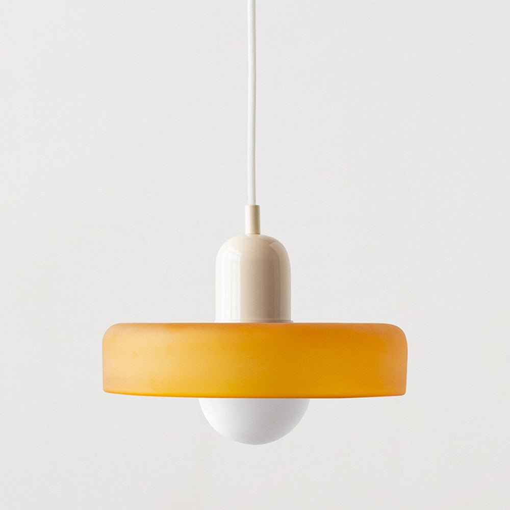 Bauhaus Hanglamp – Gekleurd Glas Stijlvol Design - Rivermark