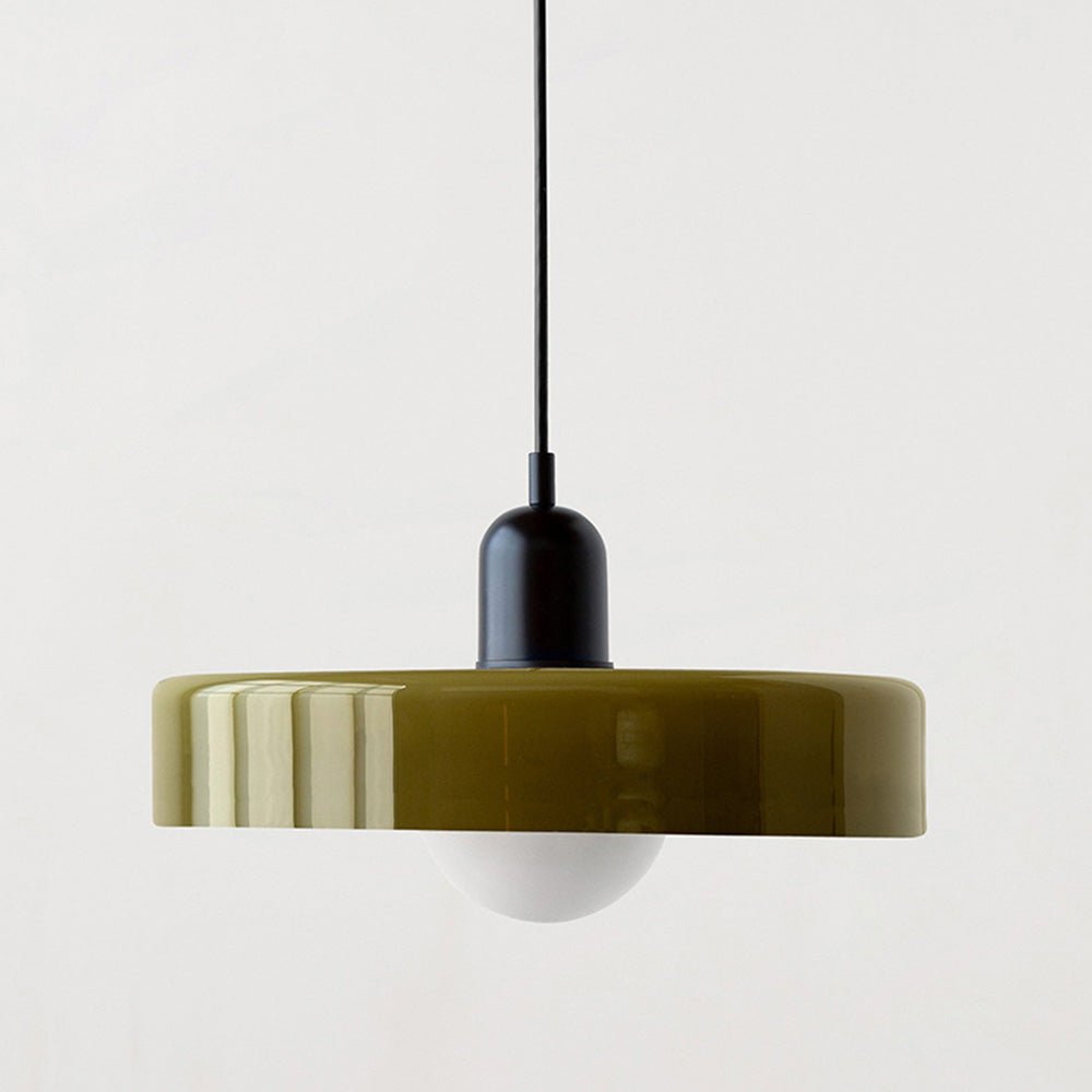Bauhaus Hanglamp – Gekleurd Glas Stijlvol Design - Rivermark