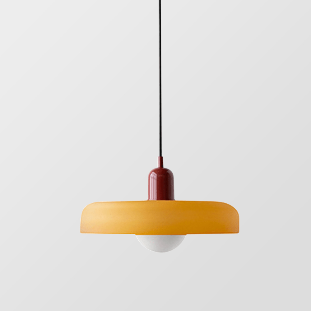 Bauhaus Hanglamp – Gekleurd Glas Stijlvol Design - Rivermark