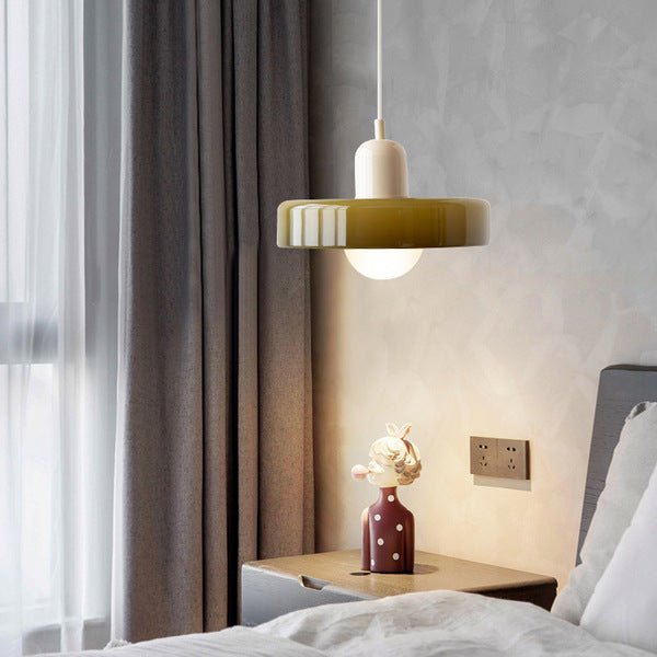 Bauhaus Hanglamp – Gekleurd Glas Stijlvol Design - Rivermark