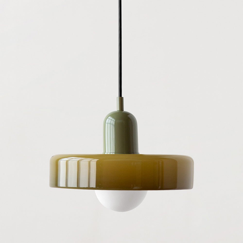 Bauhaus Hanglamp – Gekleurd Glas Stijlvol Design - Rivermark