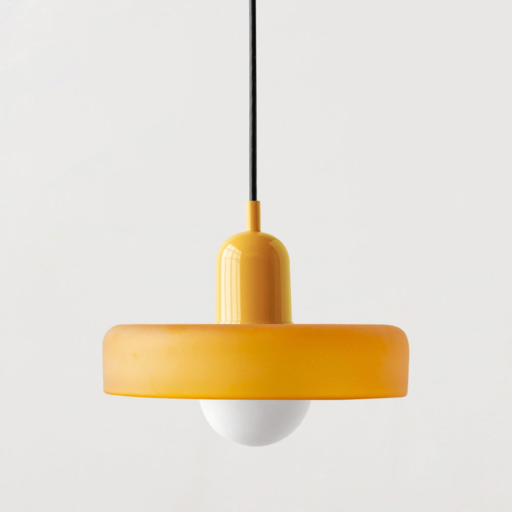 Bauhaus Hanglamp – Gekleurd Glas Stijlvol Design - Rivermark
