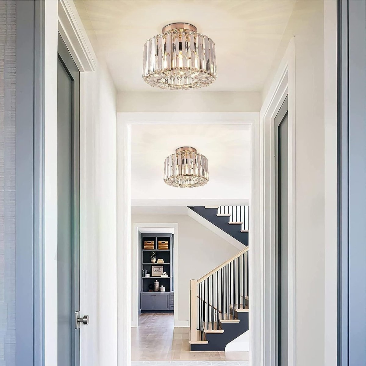 Elegante Kristallen Plafondlamp - Rivermark