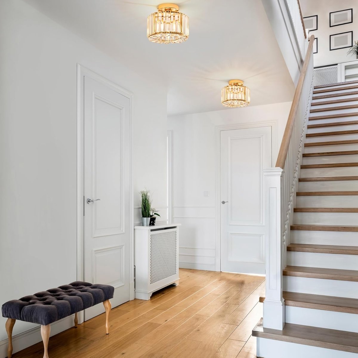 Elegante Kristallen Plafondlamp - Rivermark