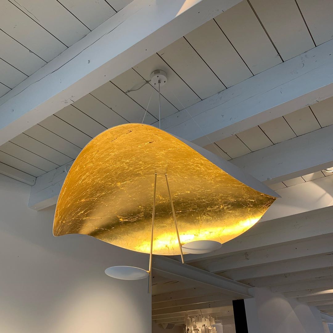 Nordische Lederam Manta Pendelleuchte - Rivermark