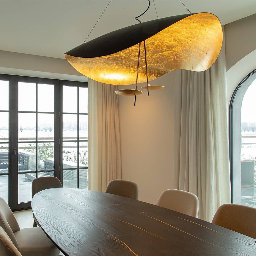 Nordische Lederam Manta Pendelleuchte - Rivermark