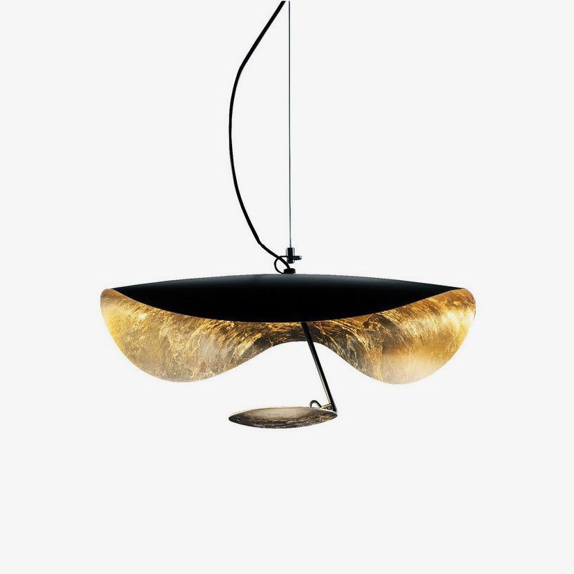 Nordische Lederam Manta Pendelleuchte - Rivermark