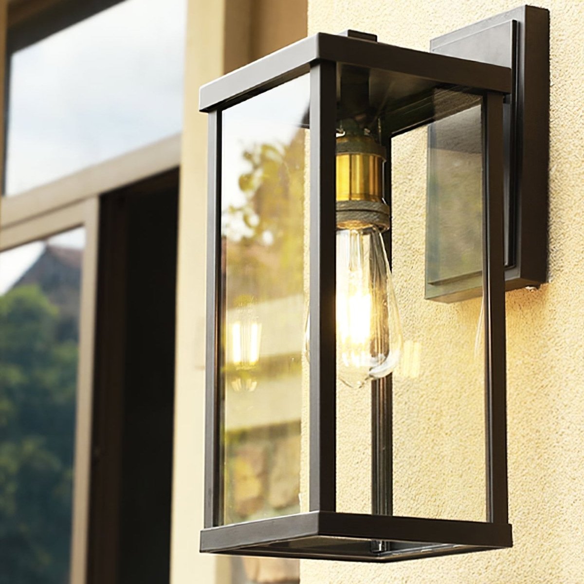 Retro Radenko Glazen Buiten Wandlamp - Rivermark