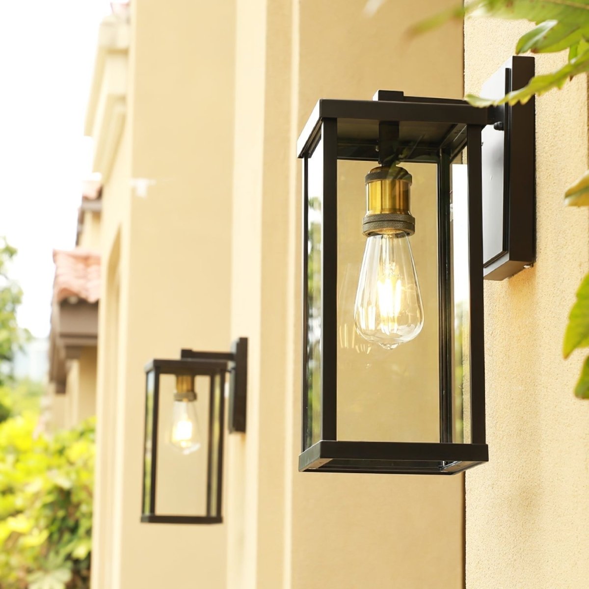 Retro Radenko Glazen Buiten Wandlamp - Rivermark