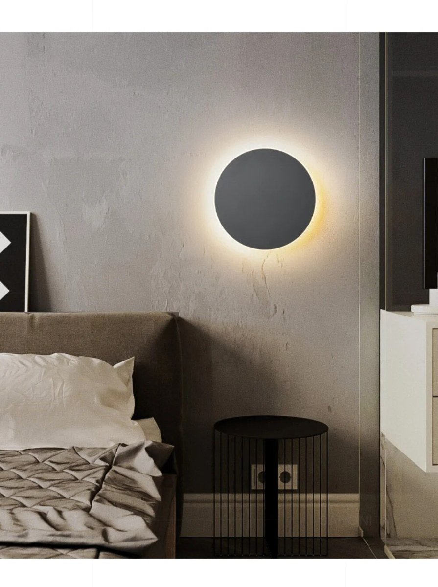SleekGlow - Moderne Ronde LED Wandlamp - Rivermark