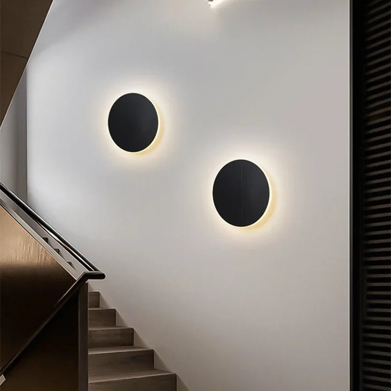 SleekGlow - Moderne Ronde LED Wandlamp - Rivermark