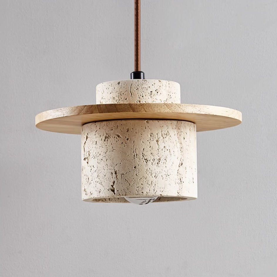TRAVERTIN Hanglamp – Luxe Natuursteen Verlichting - Rivermark