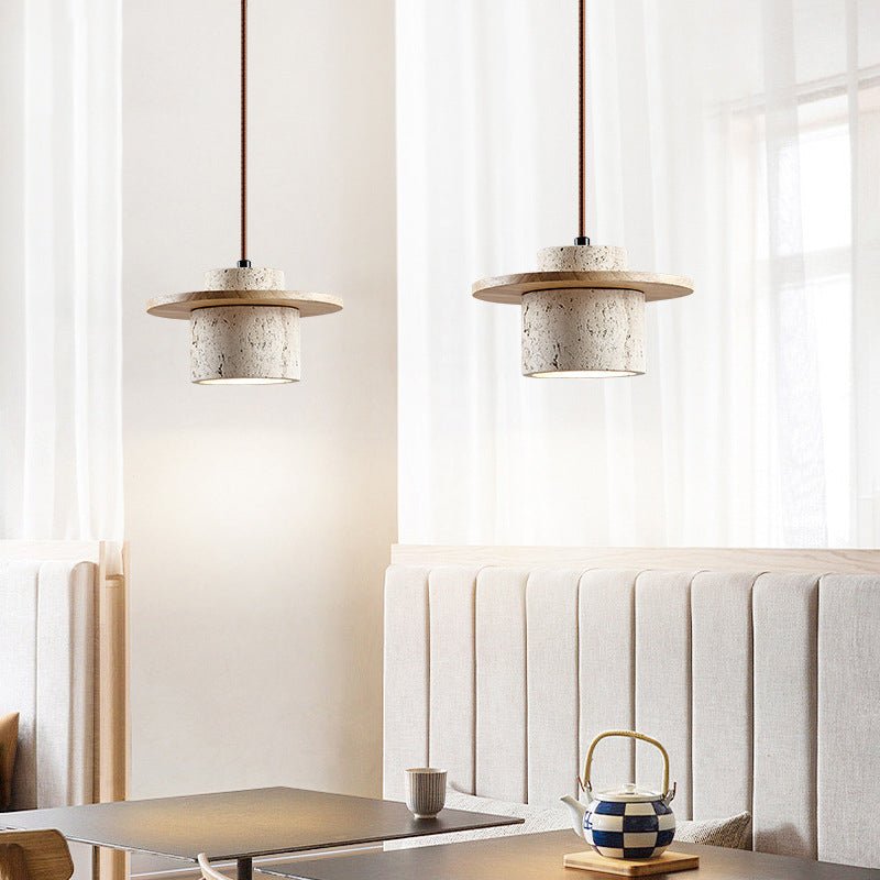 TRAVERTIN Hanglamp – Luxe Natuursteen Verlichting - Rivermark
