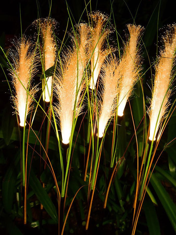 Zonne - riet tuinlamp - Rivermark
